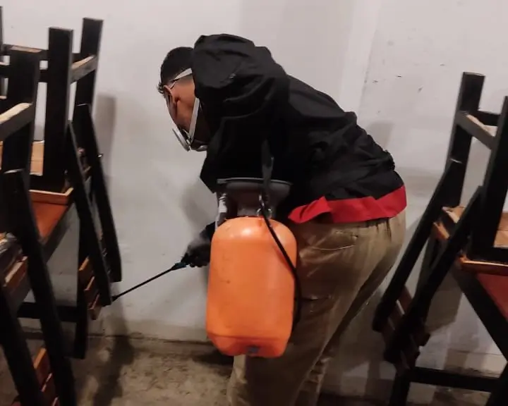 pest-control spraying kecoak