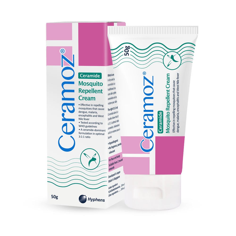 salah satu obat nyamuk yang aman untuk bayi adalah Ceramoz Mosquito Repellent Cream